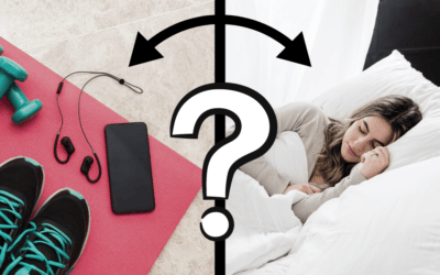 What’s more important, sleep or exercise?